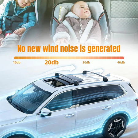 Snailfly 165 LBS Aluminum Roof Rack Cross Bars for 2019 Kia Telluride 