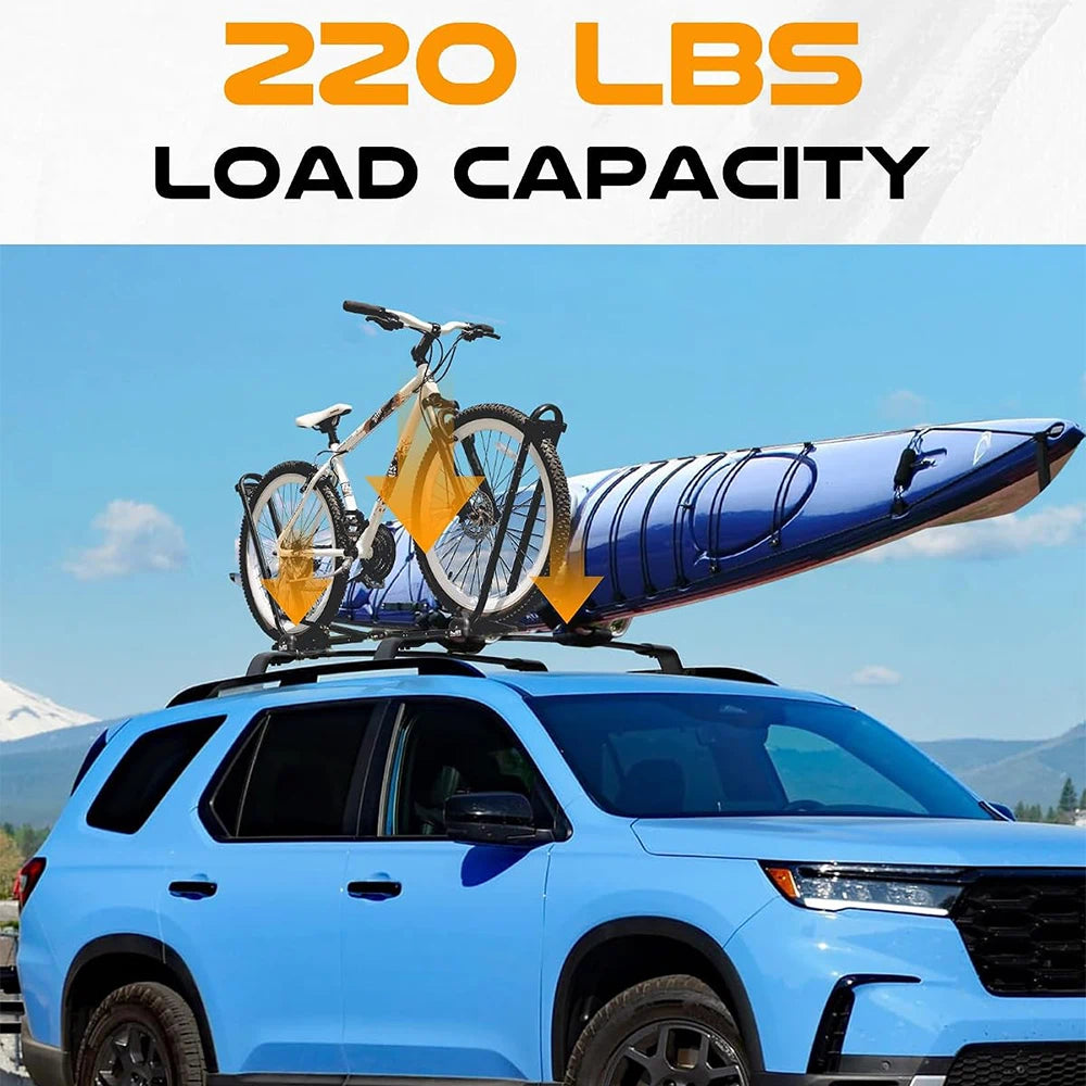 SNAILFLY 220 lbs Roof Rack Cross Bars fit for Honda Pilot with Raised Side Rails