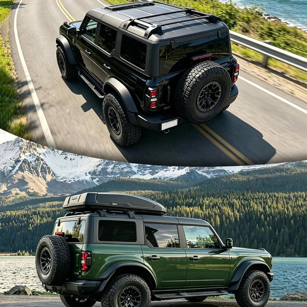 SNAILFLY 300 lbs Half Roof Rack fit for Ford Bronco Hard Top 4-Door
