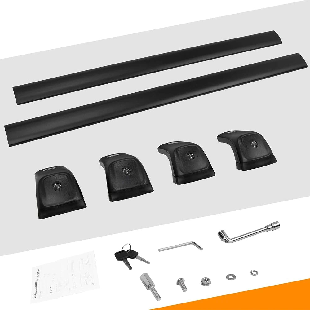 SNAILFLY 330 lbs Roof Rack Cross Bars fit for 2011-2021 Jeep Grand Cherokee with Factory Grooved Side Rails