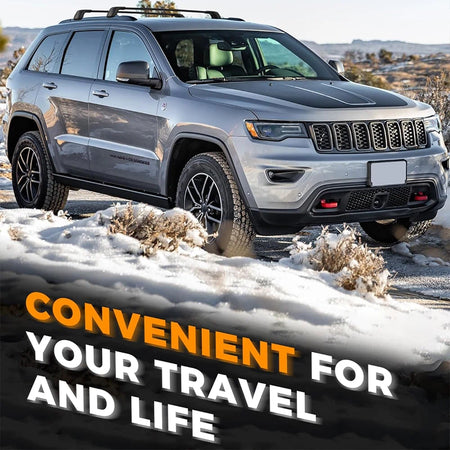 SNAILFLY 330 lbs Roof Rack Cross Bars fit for 2011-2021 Jeep Grand Cherokee with Factory Grooved Side Rails