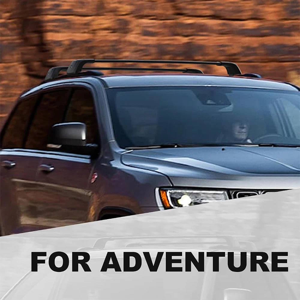 SNAILFLY 330 lbs Roof Rack Cross Bars fit for 2011-2021 Jeep Grand Cherokee with Factory Grooved Side Rails