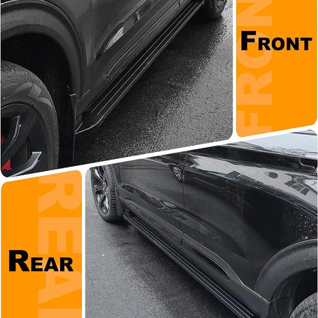 SNAILFLY 500 lbs No-Drill Running Boards Side Steps fit for Ford Explorer with Mud Flaps -8