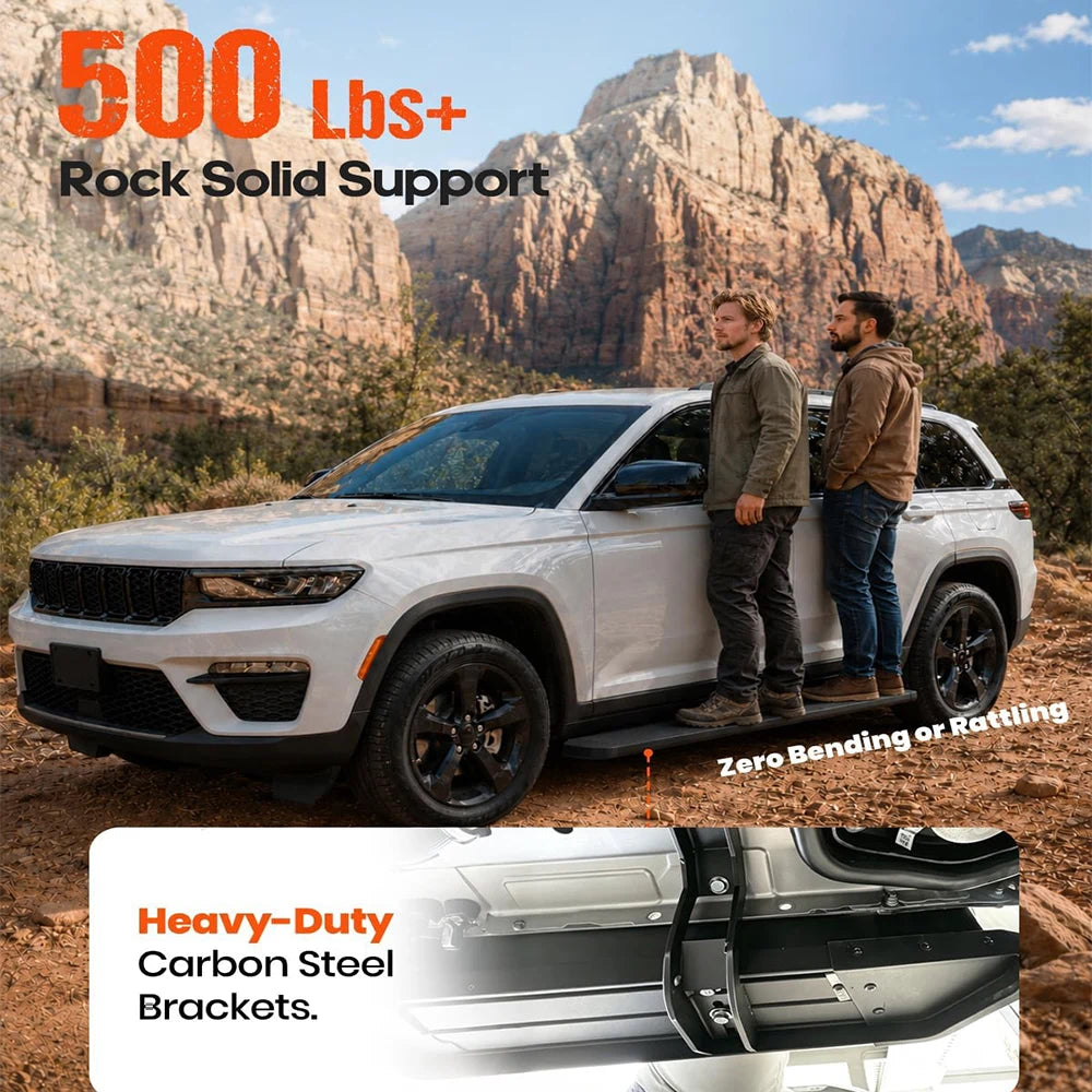 SNAILFLY 500 lbs Running Boards Side Steps fit for Jeep Grand Cherokee 2-Row