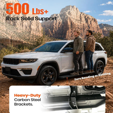 SNAILFLY 500 lbs Running Boards Side Steps fit for Jeep Grand Cherokee 2-Row