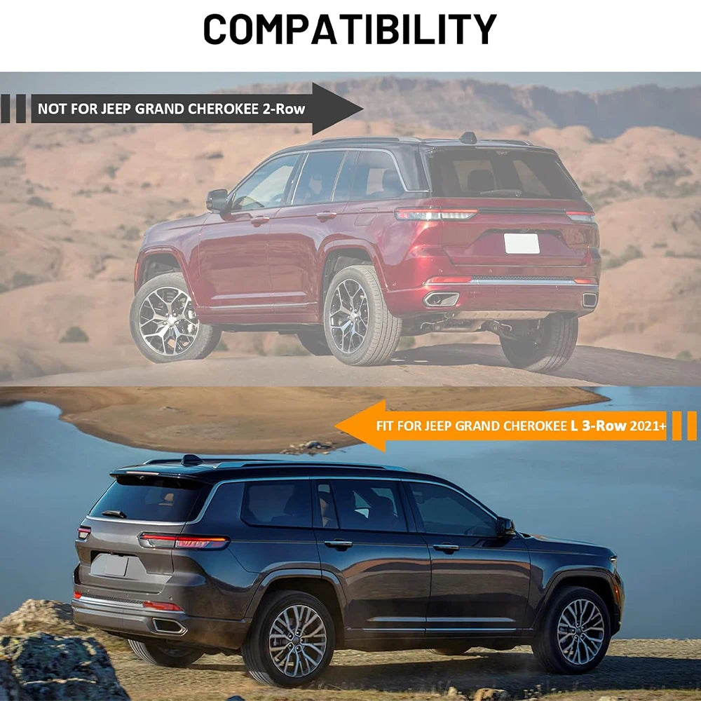 SNAILFLY 500 lbs Running Boards Side Steps fit for Jeep Grand Cherokee L 3-Row