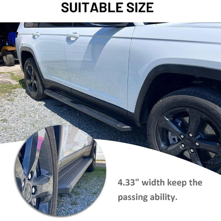 SNAILFLY 500 lbs Running Boards Side Steps fit for Jeep Grand Cherokee L 3-Row
