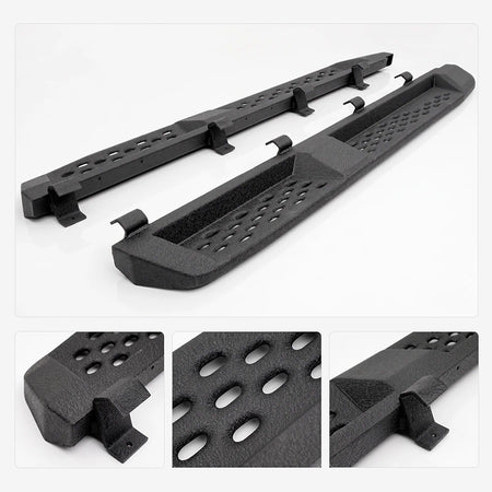 SNAILFLY 600 lbs Running Boards Side Steps fit for Ford Bronco 4-Door with Factory Rock Rails