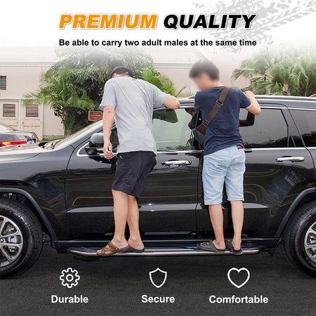 SNAILFLY 350 lbs Running Boards Side Steps fit for 2011-2021 Jeep Grand Cherokee