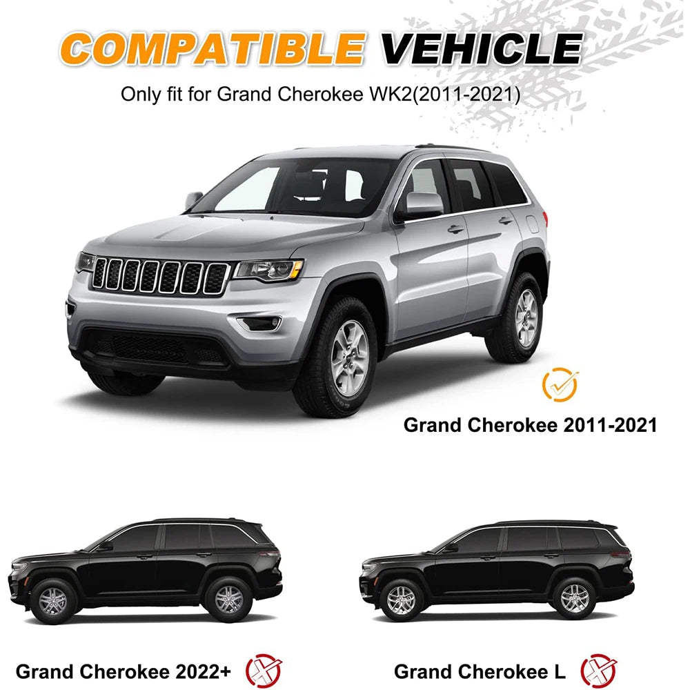 SNAILFLY 350 lbs Running Boards Side Steps fit for 2011-2021 Jeep Grand Cherokee