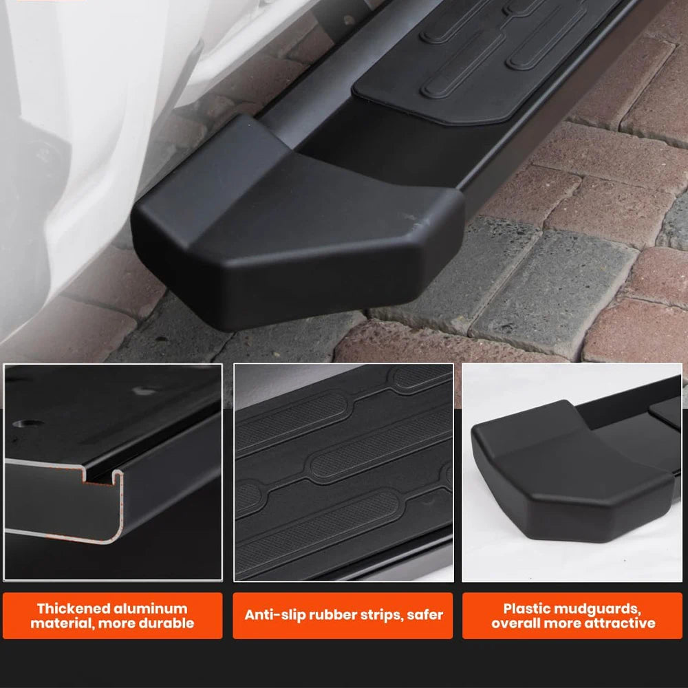 SNAILFLY 600 lbs Wide ABS Anti-Slip Running Boards Side Steps fit for Ford Bronco 4-Door