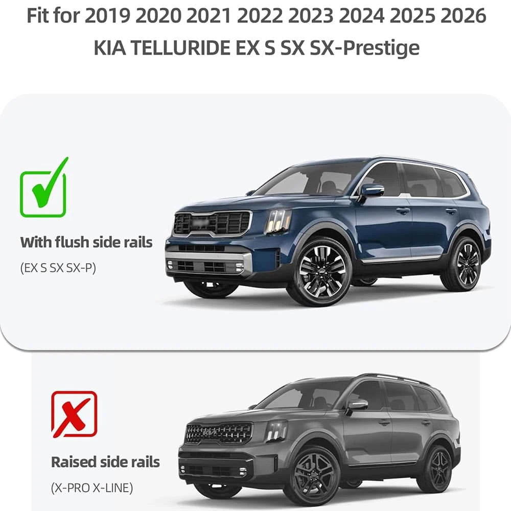 Snailfly 165 LBS Aluminum Roof Rack Cross Bars for 2019 Kia Telluride